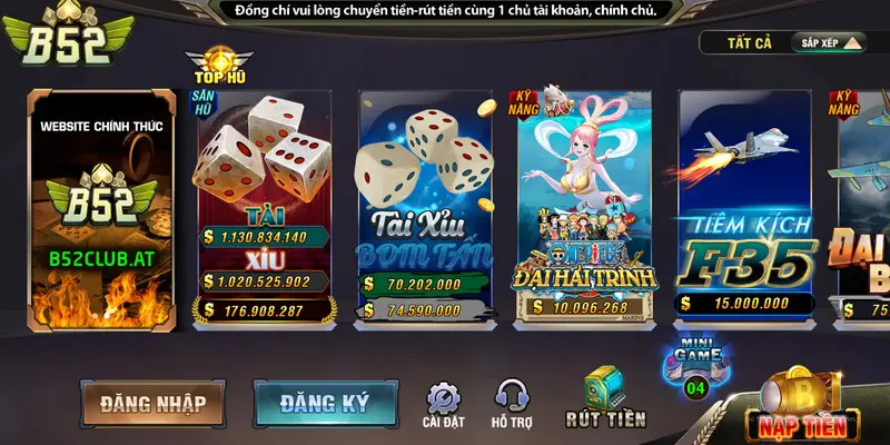 Cổng Game Đánh Bài Đổi Thưởng B52 Trực Tuyến Hot Nhất Hiện Nay Cổng Game Đánh Bài Đổi Thưởng B52 Trực Tuyến Hot Nhất Hiện Nay
